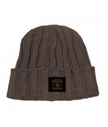 Authentic Label Beanie, Grey