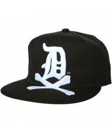 Big DxBones Snapback Cap, Black