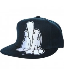 Big LA Hands Snapback Cap, Navy