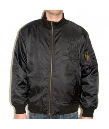 Bomber Flight Jacket, Black