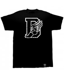 DWing Disstressed Tee, Black