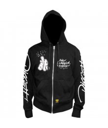 Kings of LA Zip Hoodie, Black