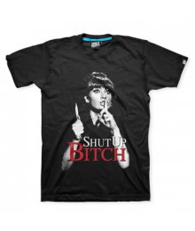 SHUT UP, T-Shirt, Black